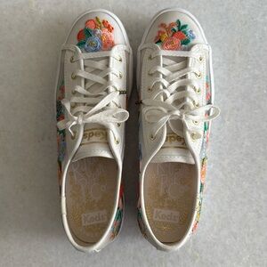 Keds Rifle Size 8 Triple Kick Citrus Garden Party Sneaker